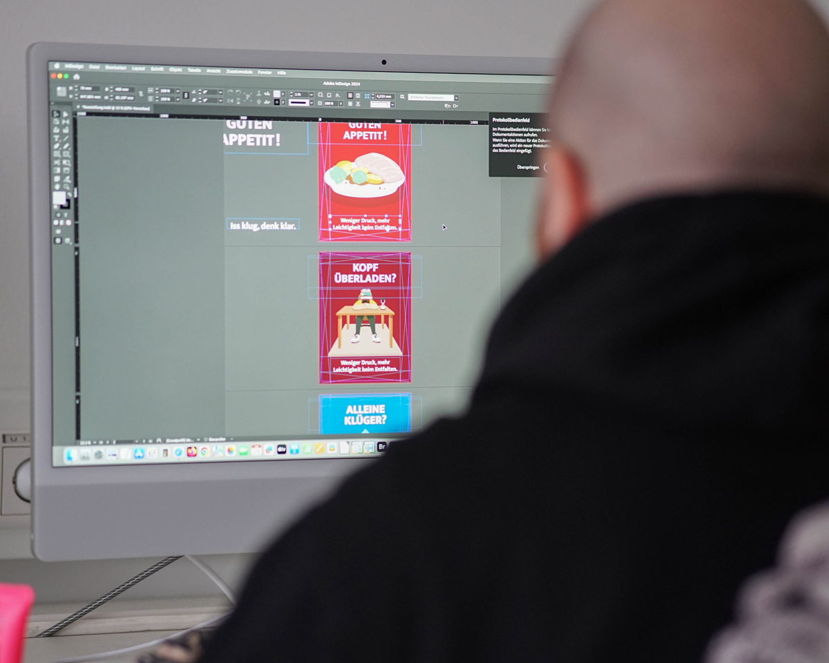 Layouten der Plakate